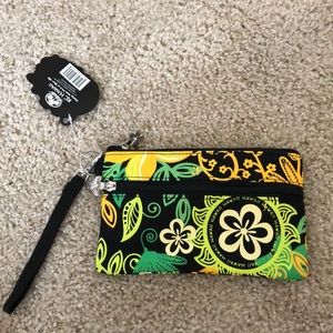 Hawaii floral wristlet